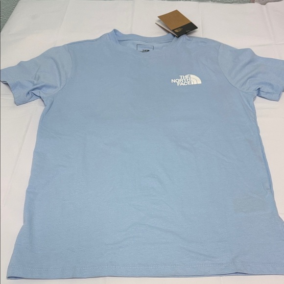 The North Face Men's Light Blue Short Sleeve Tee - Picture 1 of 4